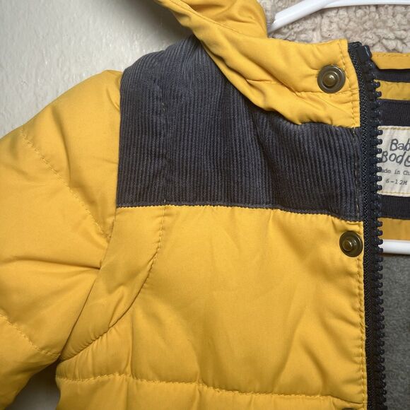 Baby Boden Convertible Puffer Jacket Puffer Vest Winter Snow Coat Infant 6-12m - Picture 6 of 9